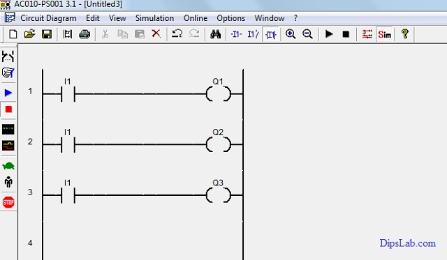 a plc ladder logic program consists of a number of rungs with each rung controlling an input