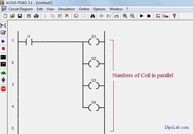 pump ladder logic program