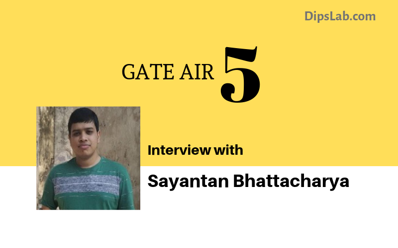 Sayantan Battacharya (AIR 5) interview