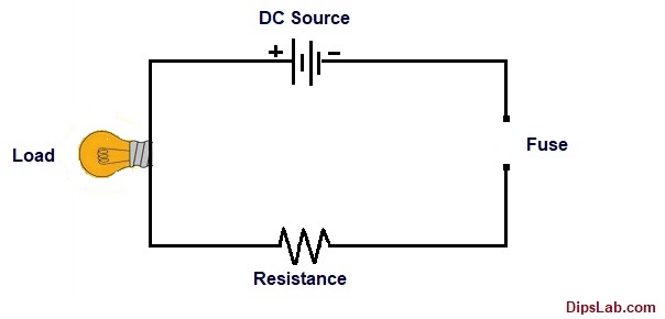 Circuit diagram of without fuse